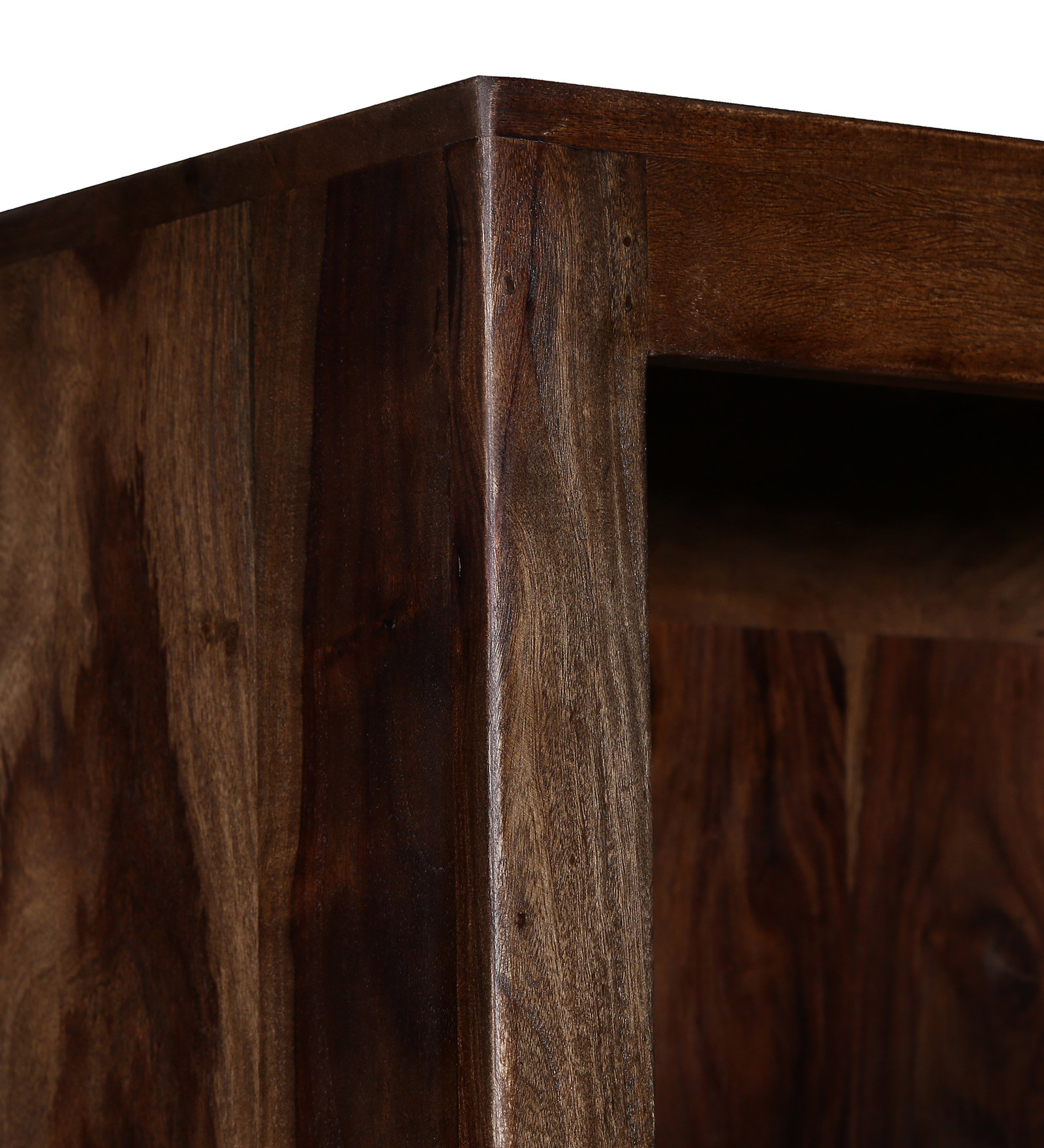 Fothmon Book Shelf with Two Drawers in Provincial Teak Finish